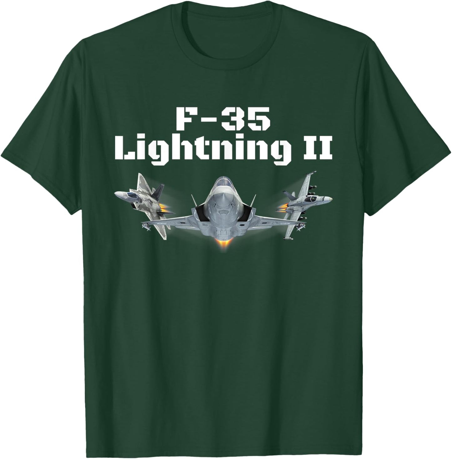 A great F-35 Lightning II Aviation . T-Shirt - T-Shirt | Forest
