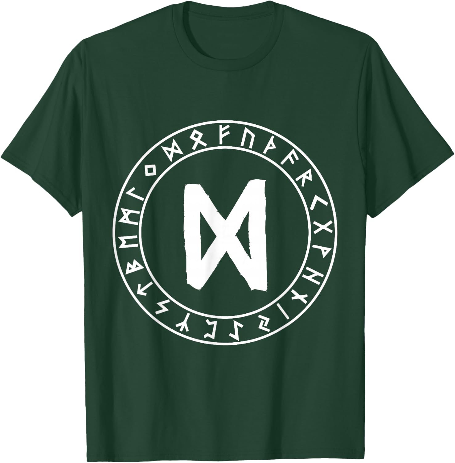 Dagaz Rune Viking Rune Norse Pagan Wicca Witchcraft T-Shirt - T-Shirt | Forest