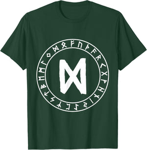 Dagaz Rune Viking Rune Norse Pagan Wicca Witchcraft T-Shirt - T-Shirt | Forest