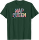 Rustic Floral Nap Queen , sleep, , flowers, bed T-Shirt - T-Shirt | Forest