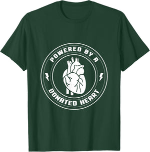 Powered By A Donated Heart & Women T-Shirt - T-Shirt | Forest