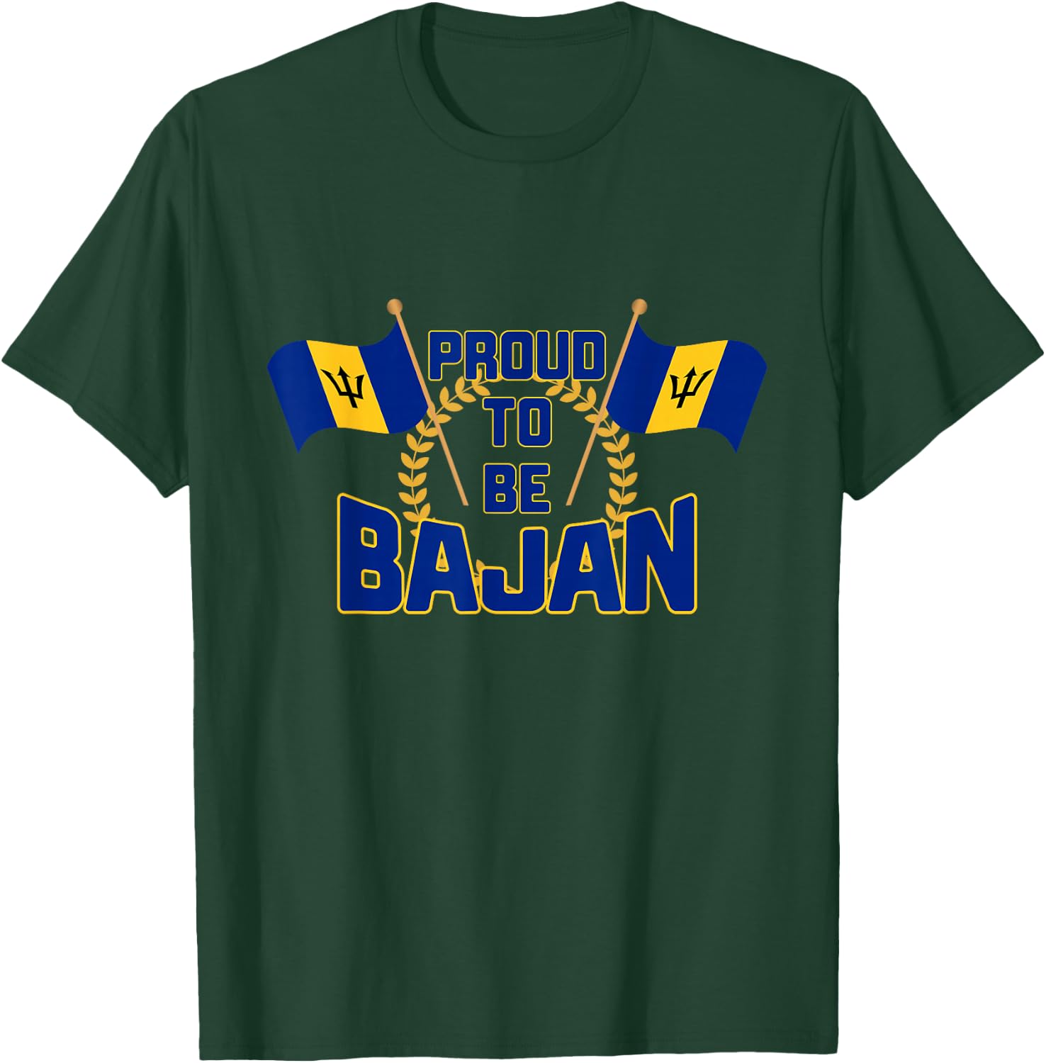 Barbados t shirts Proud to be bajan T-Shirt - T-Shirt | Forest