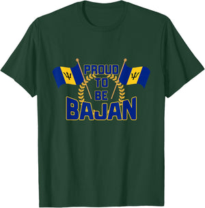Barbados t shirts Proud to be bajan T-Shirt - T-Shirt | Forest