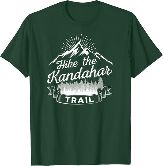 Hike The Kandahar Trail Funny Afghanistan Military Patrol T-Shirt - T-Shirt | Forest
