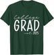 Funny 2025 College Graduate Graduation Grad Students Seniors T-Shirt - T-Shirt | Forest