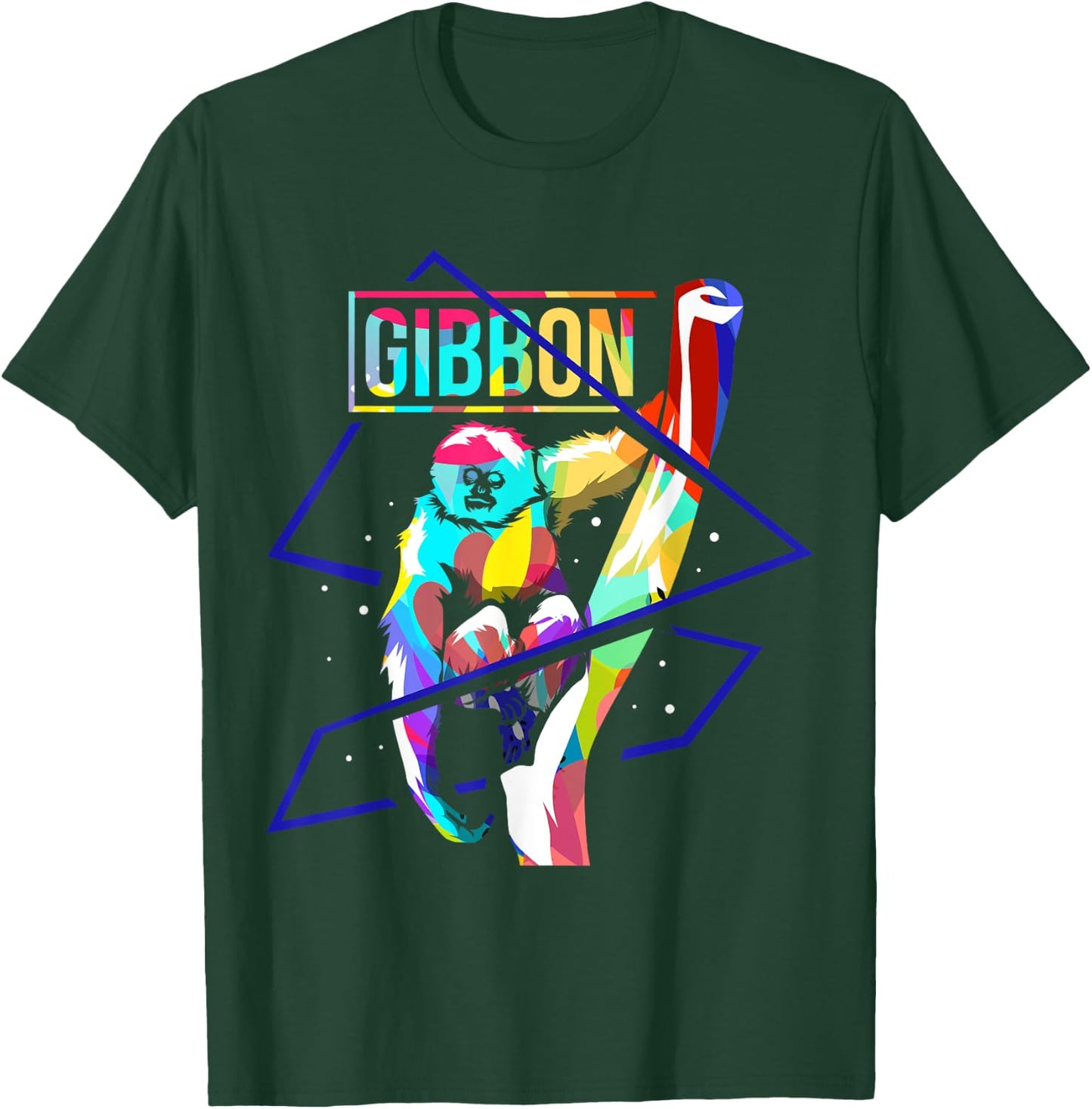 Amazing Hylobates Lar Lesser Ape Gibbon Gibbons Monkey T-Shirt - T-Shirt | Forest