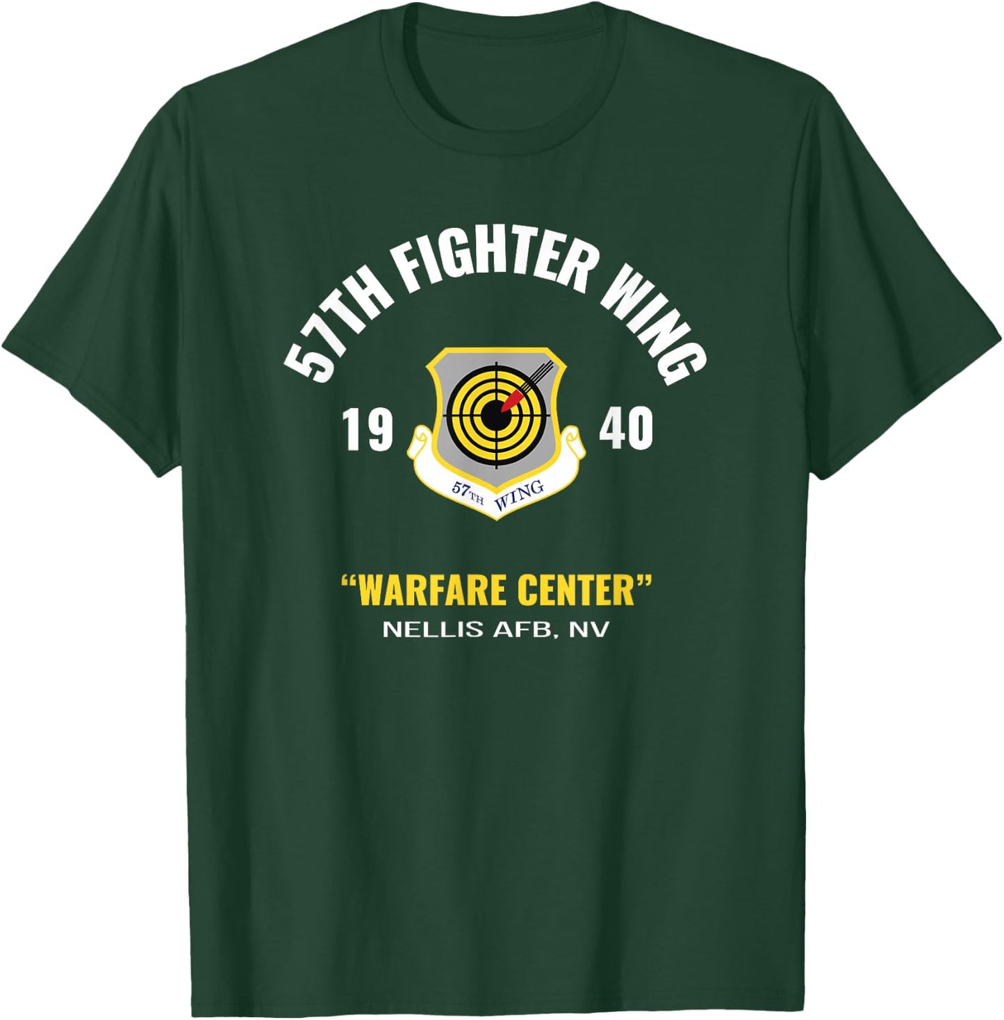 Military 57th Fighter Wing T-Shirt - T-Shirt | Forest