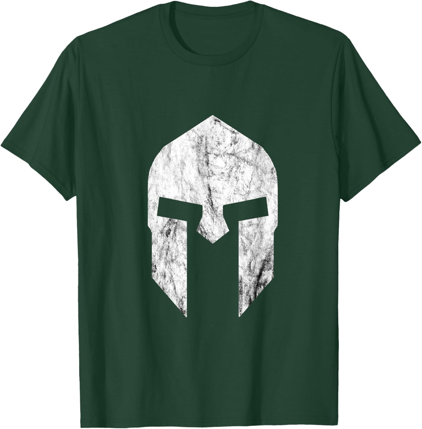 Warrior Spartan Helmet Sparta Soldiers Gladiator T-Shirt - T-Shirt | Forest