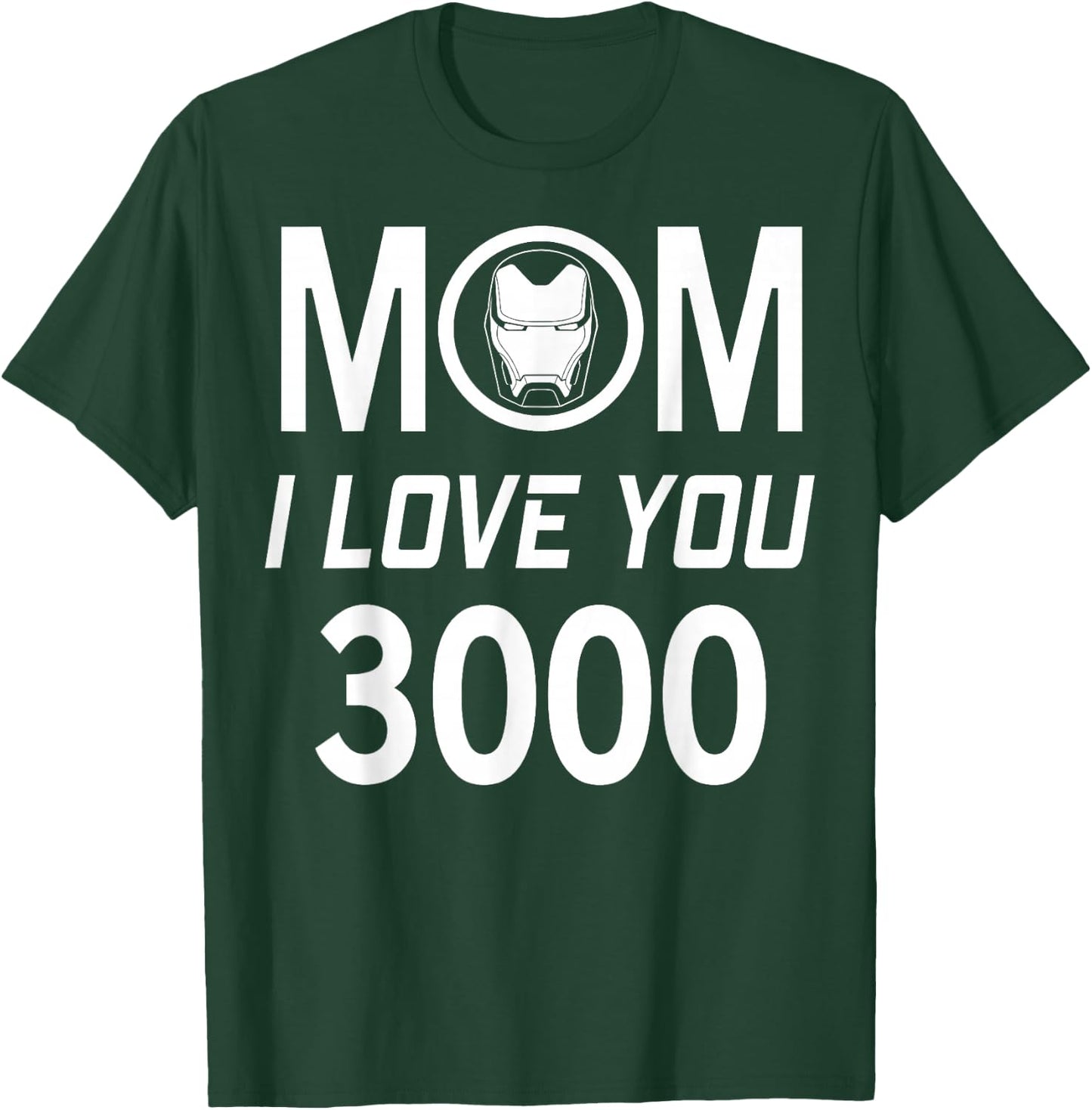 Marvel Iron Man Mom I Love You 3000 Mother's Day T-Shirt - T-Shirt | Forest