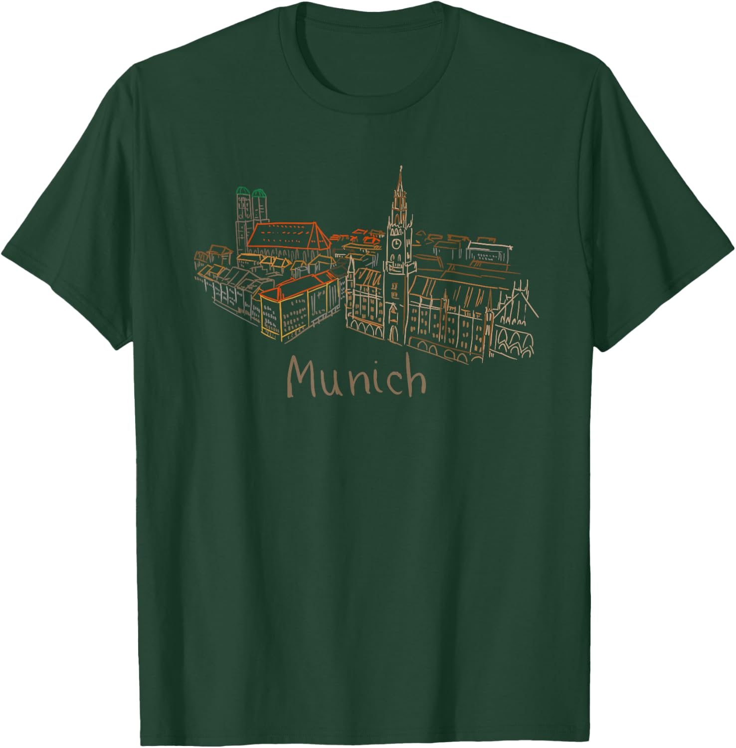 Munich Germany T-Shirt - T-Shirt | Forest