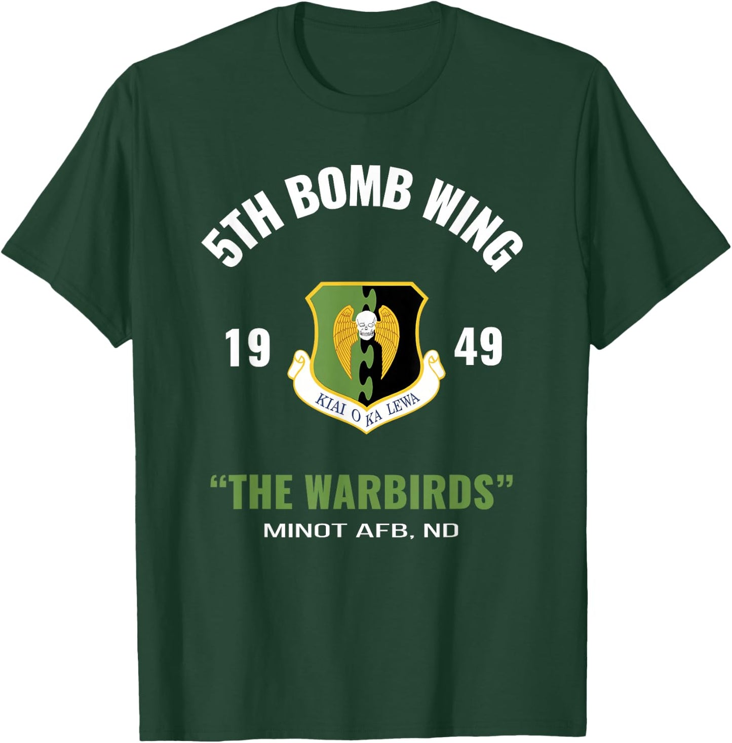 Military 5th Bomb Wing T-Shirt - T-Shirt | Forest