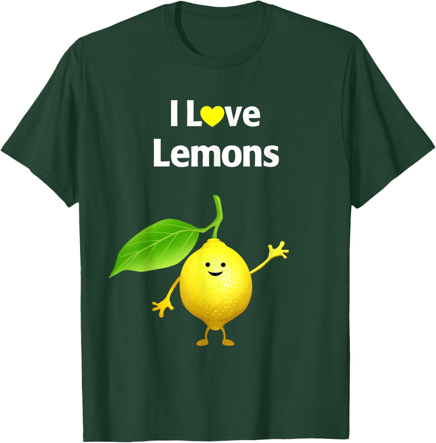 I Love Lemons T-Shirt - T-Shirt | Forest