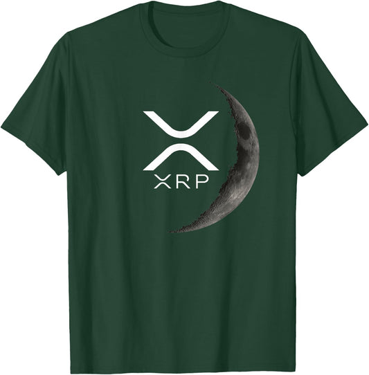 Ripple XRP Moon T-Shirt - T-Shirt | Forest