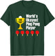 World's Okayest Ping Pong Player - Trophy T-Shirt - T-Shirt | Forest