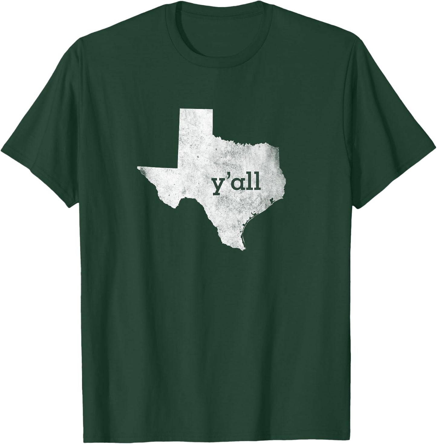 Vintage Texas - State of Texas Y'all Yall T-Shirt - T-Shirt | Forest