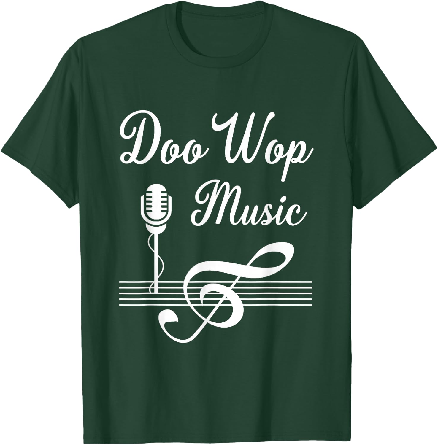 Doo Wop Retro 1950s Sock Hop Costume 50s Vintage Rockabilly T-Shirt - T-Shirt | Forest