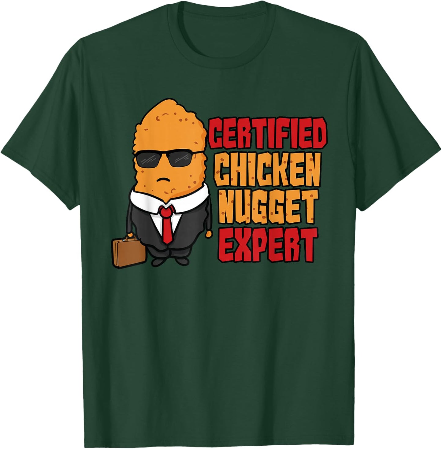 Certified Chicken Nugget Expert for Kids Boys Girls T-Shirt - T-Shirt | Forest