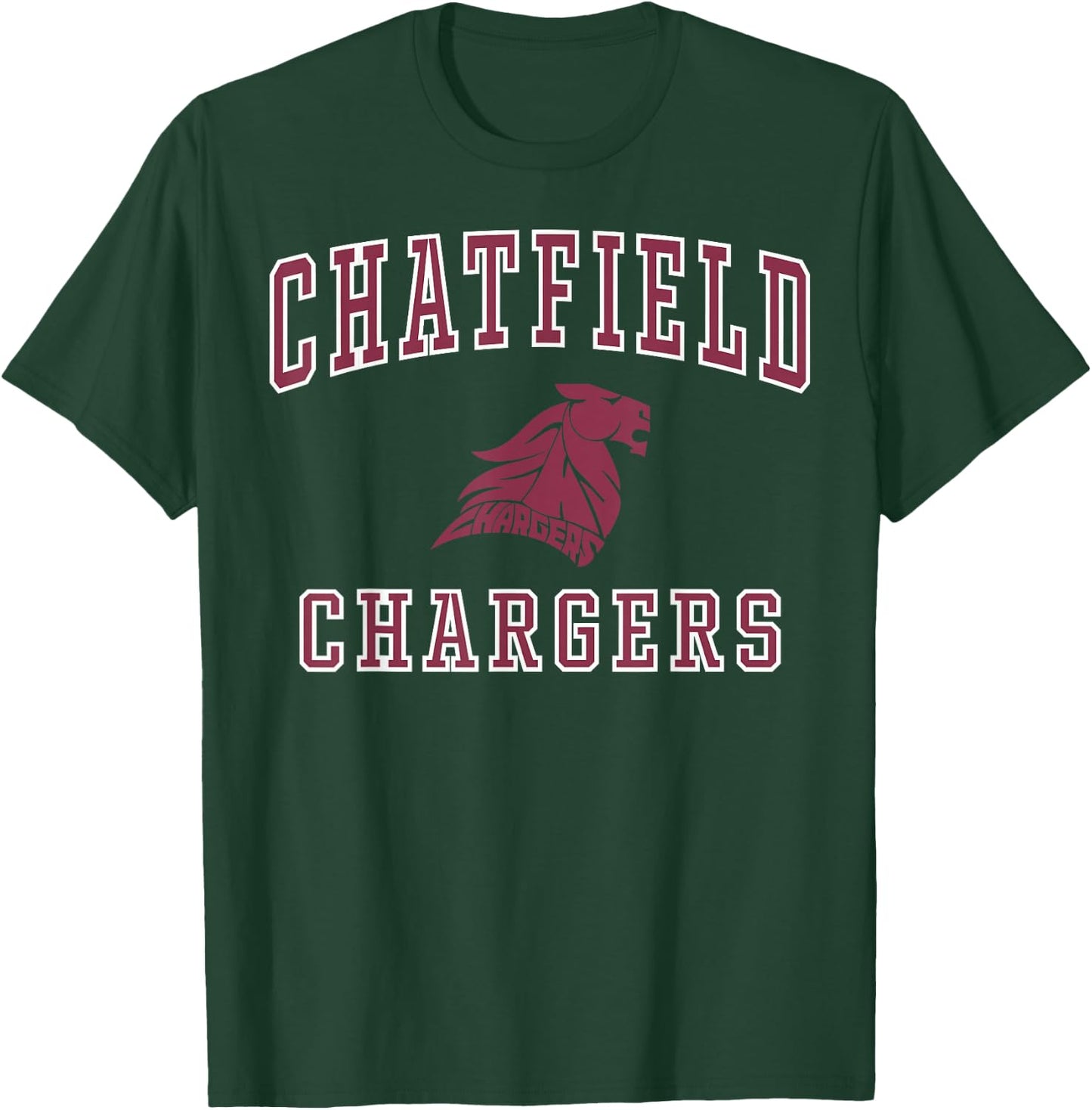 Chatfield Senior High School Chargers C1 T-Shirt - T-Shirt | Forest