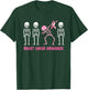 Dabbing Skeleton Pink Ribbon Breast Cancer Halloween T-Shirt - T-Shirt | Forest