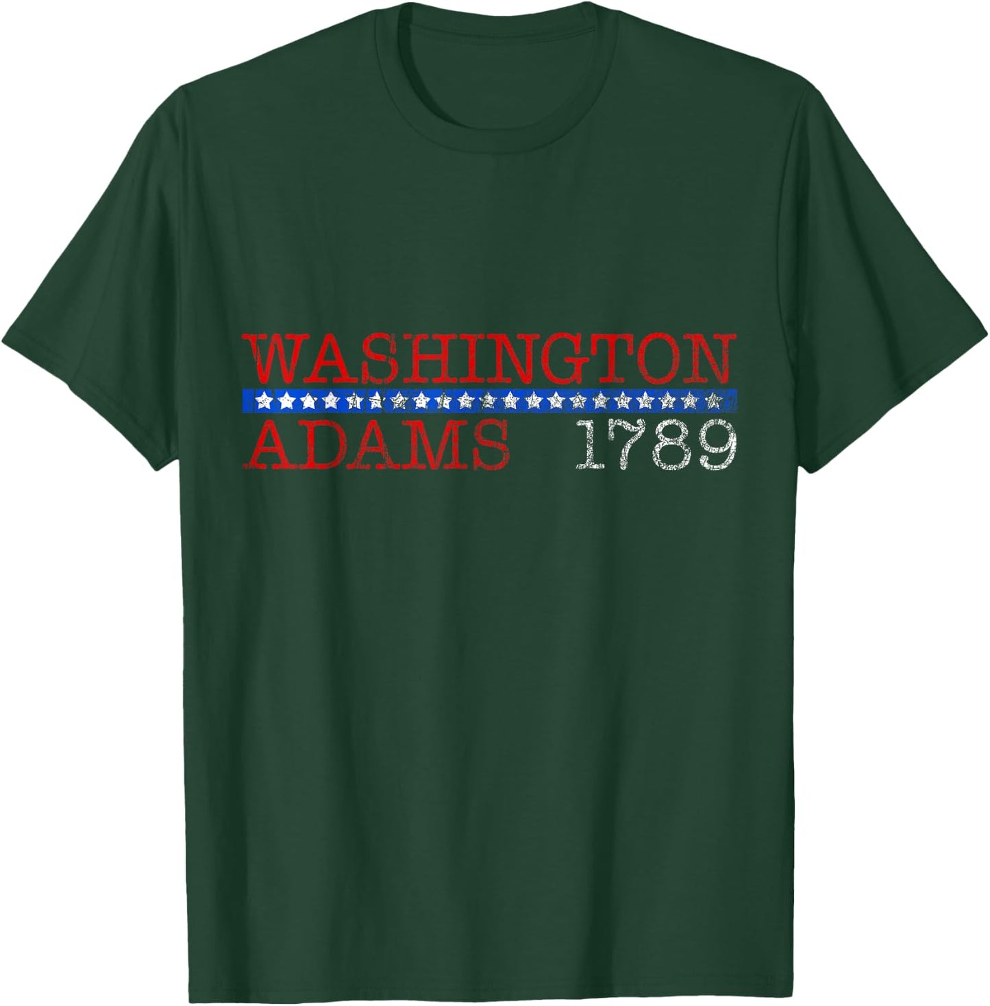 George Washington and John Adams Campaign - 1789 T-Shirt - T-Shirt | Forest