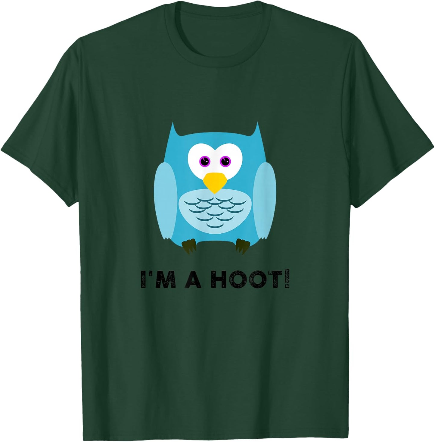 Owl I'm a Hoot Graphic Novelty T-Shirt - T-Shirt | Forest