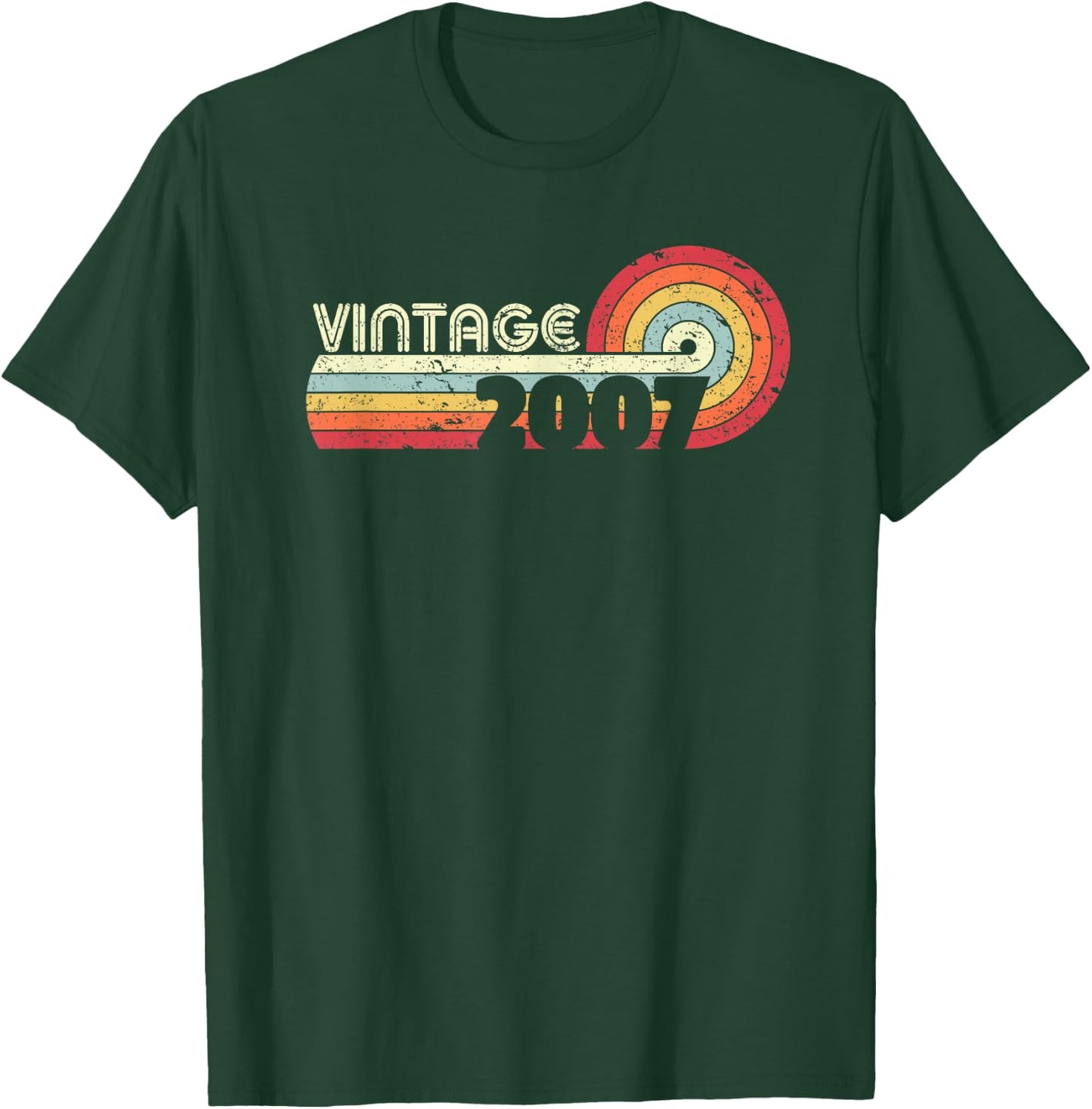 2007 Vintage Shirt, Birthday Gift . Retro Style T-Shirt - T-Shirt | Forest