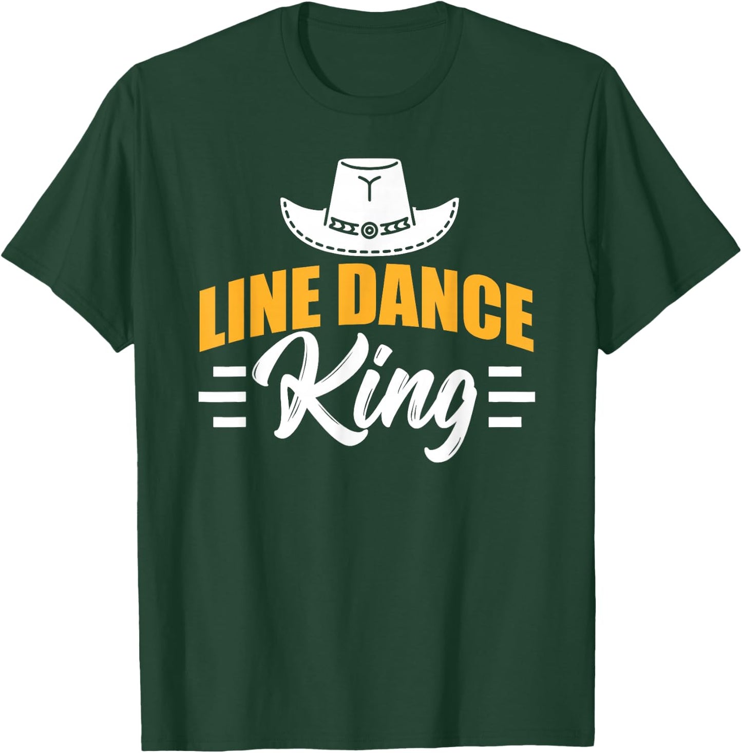 Line Dance Line Dance King for Line Dancers T-Shirt - T-Shirt | Forest