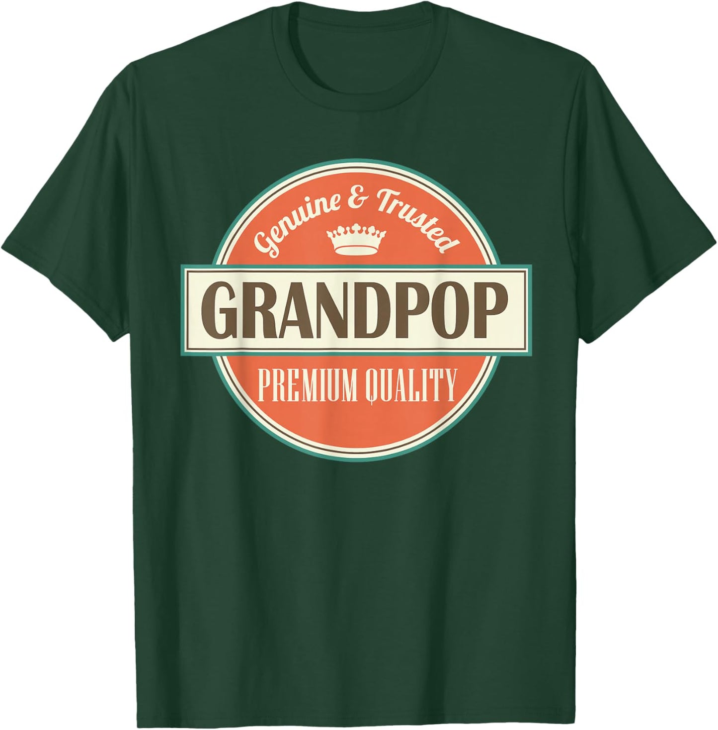 Grandpop Grandpa Fathers Day Gift T-Shirt - T-Shirt | Forest