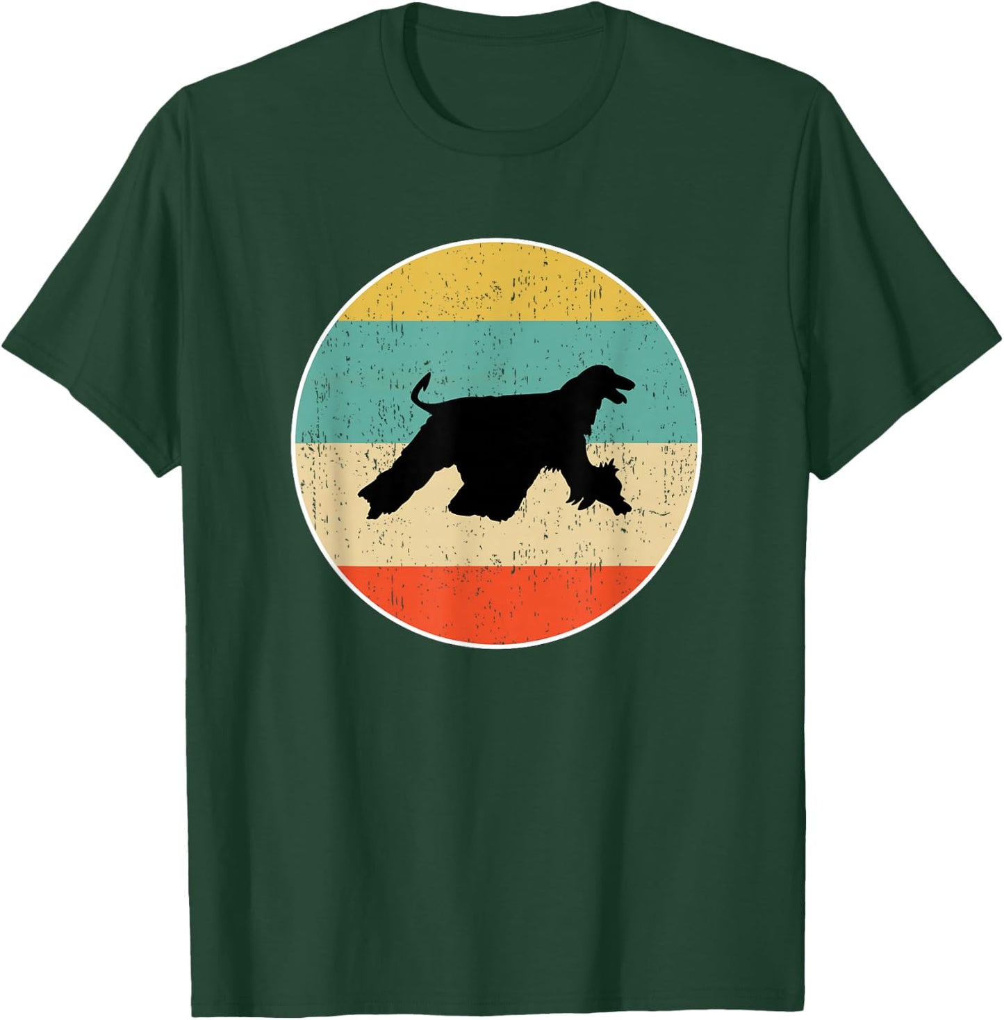 Afghan Hunting Dog T-Shirt - T-Shirt | Forest