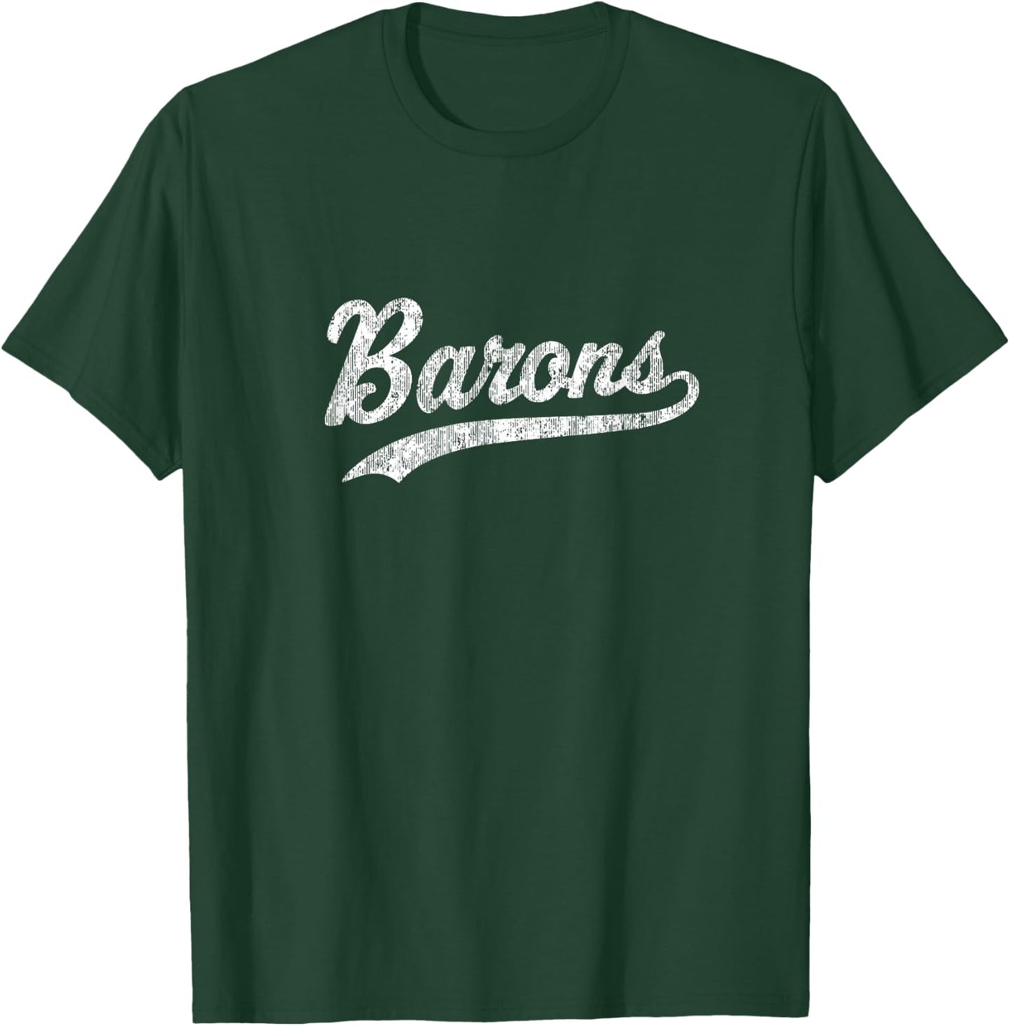 Barons T Shirt Vintage Sports Name Design T-Shirt - T-Shirt | Forest