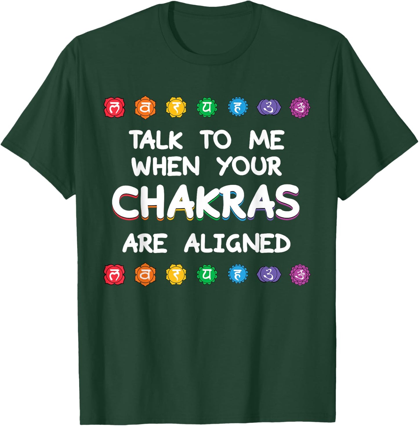Funny Chakra Shirt Yoga Lover Meditation Sport Pose Gift T-Shirt - T-Shirt | Forest
