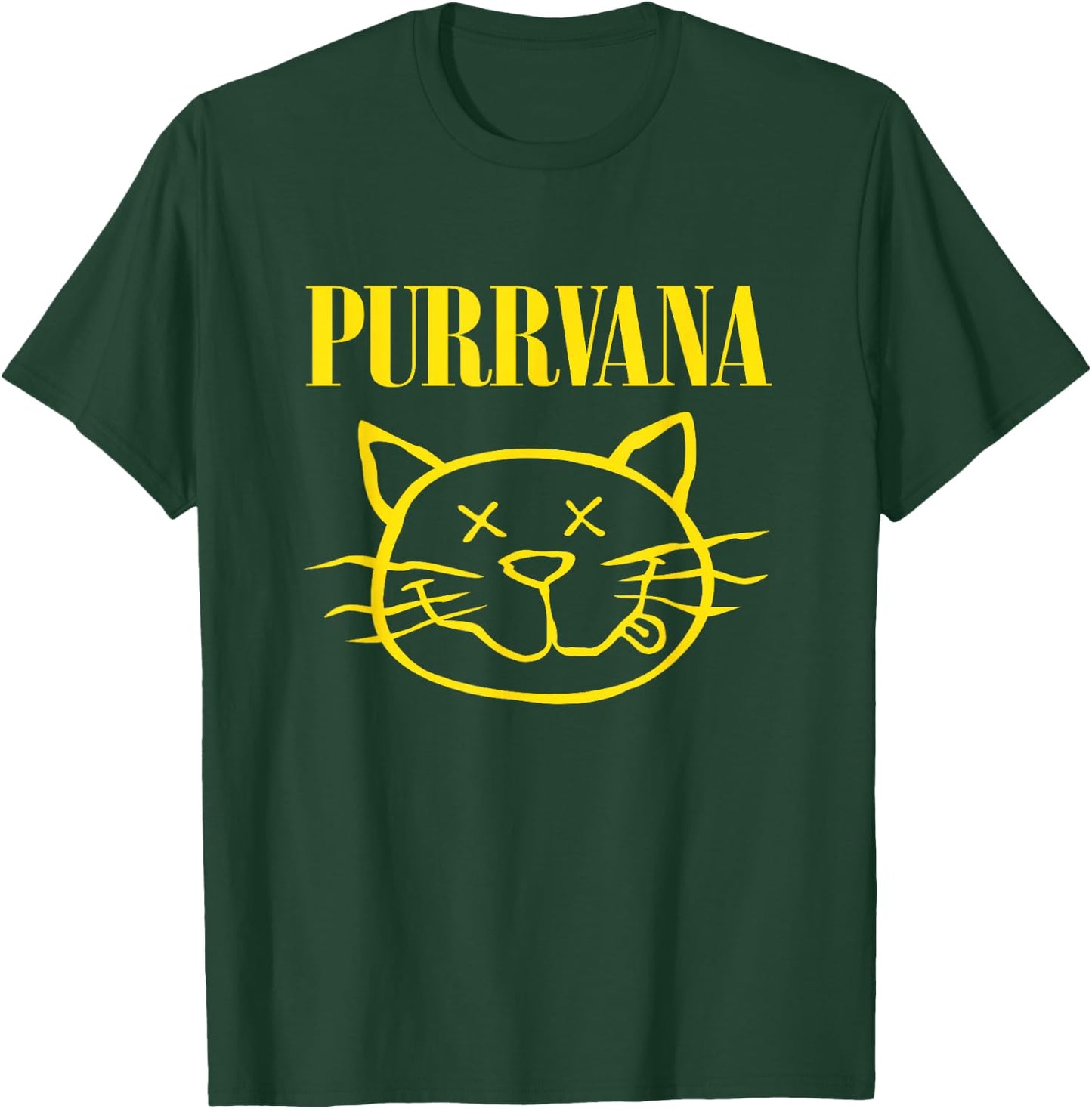 Purrvana Cat Lover Funny Humor T-Shirt - T-Shirt | Forest