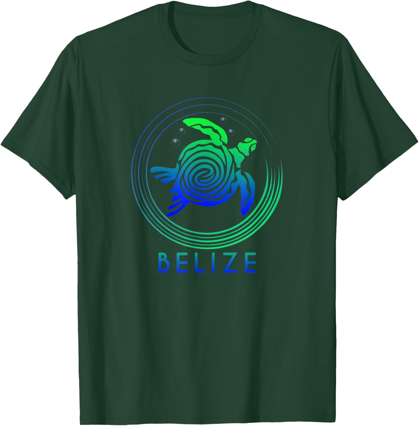 Belize / Tribal Belize Turtle T-Shirt - T-Shirt | Forest