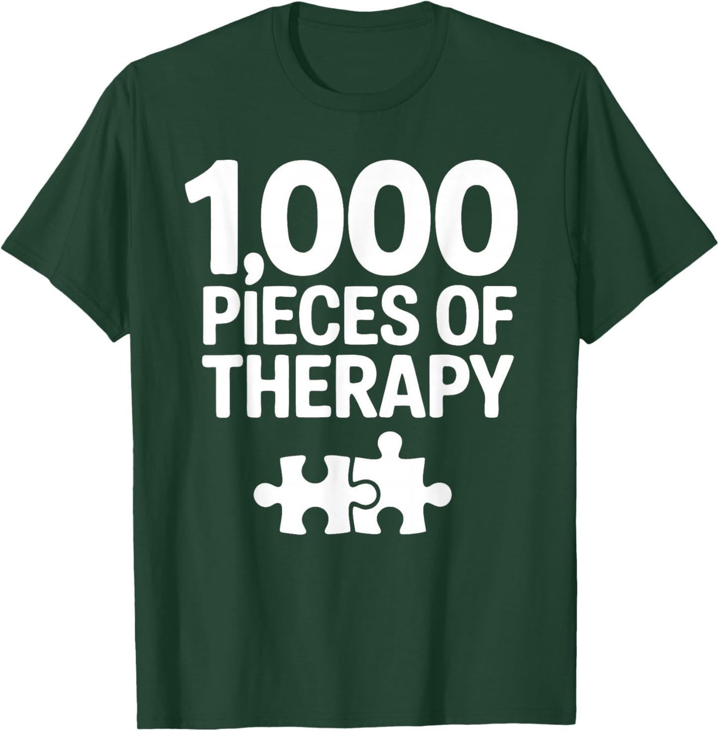 1000 Pieces Jigsaw Puzzle Enthusiast Puzzle Lover T-Shirt - T-Shirt | Forest