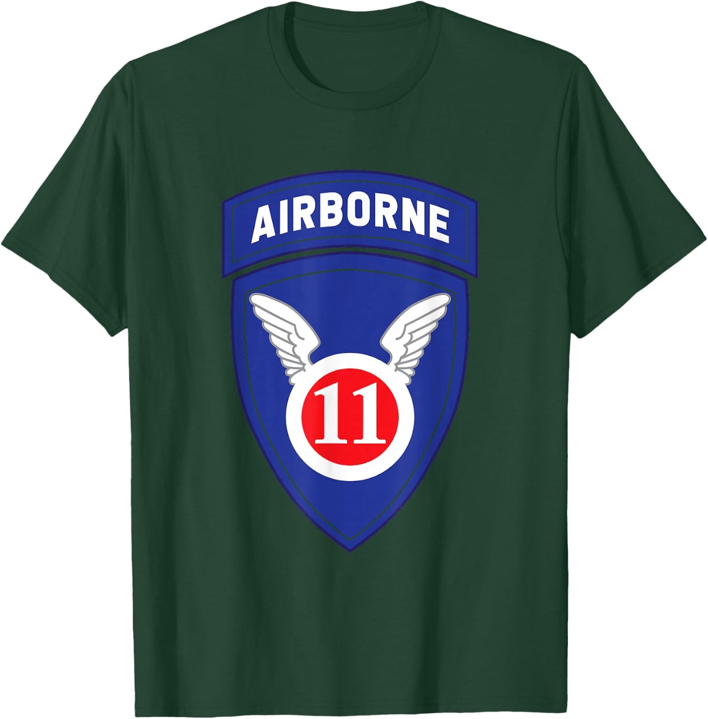 11th Airborne Division Patch T-Shirt - T-Shirt | Forest