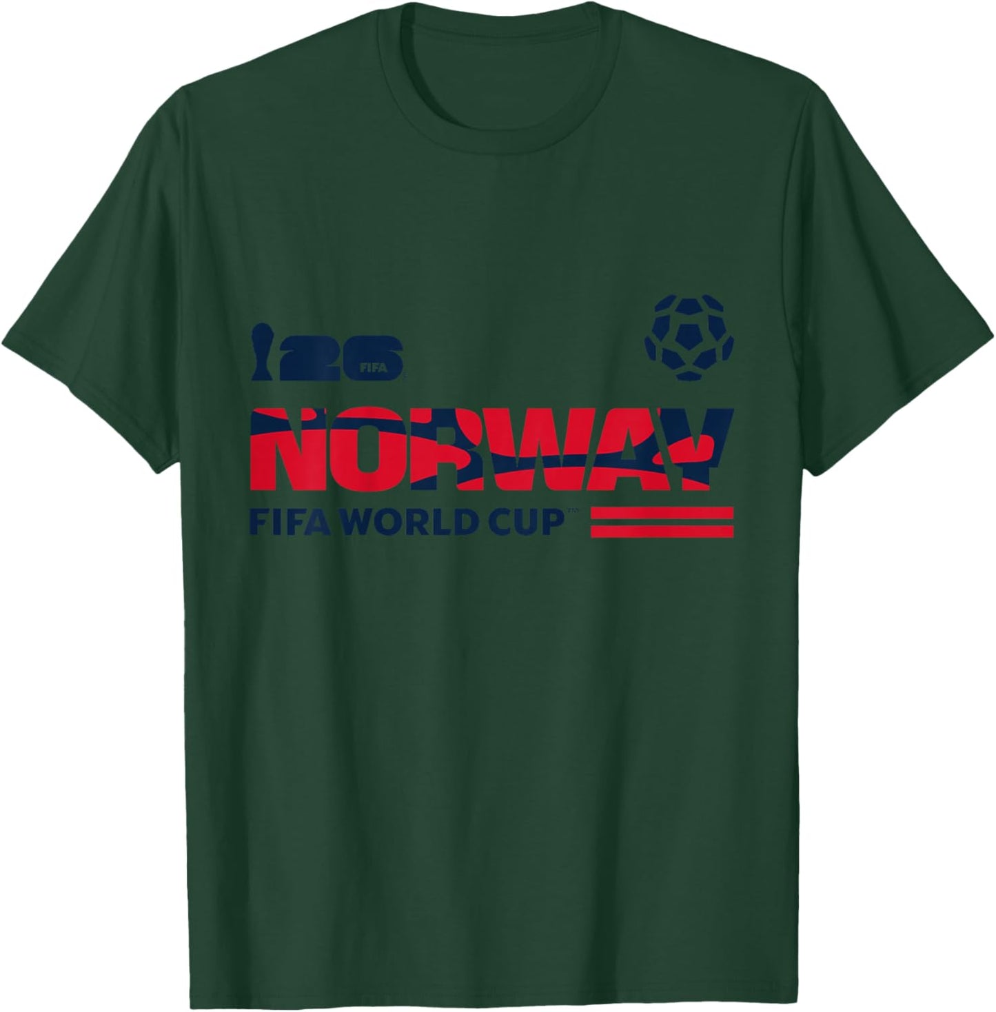 Kids FIFA World CUP26 Qualifier Norway T-Shirt - T-Shirt | Forest