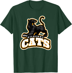 Kilkenny Cats Hurling Camogie T-Shirt - T-Shirt | Forest