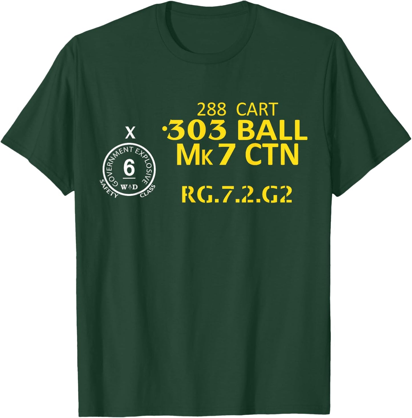 British Army 303 Ammo Crate Shirt T-Shirt - T-Shirt | Forest