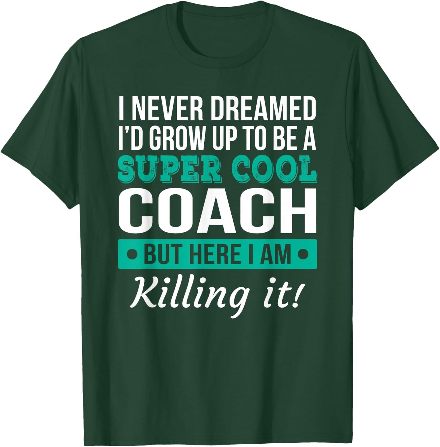 Funny Coach Appreciation Thank You Gift Small T-Shirt - T-Shirt | Forest