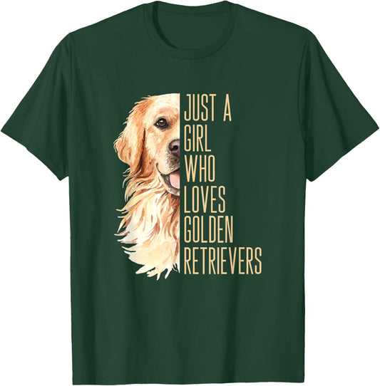 Golden Retriever Lover Design for Dog Enthusiasts T-Shirt - T-Shirt | Forest