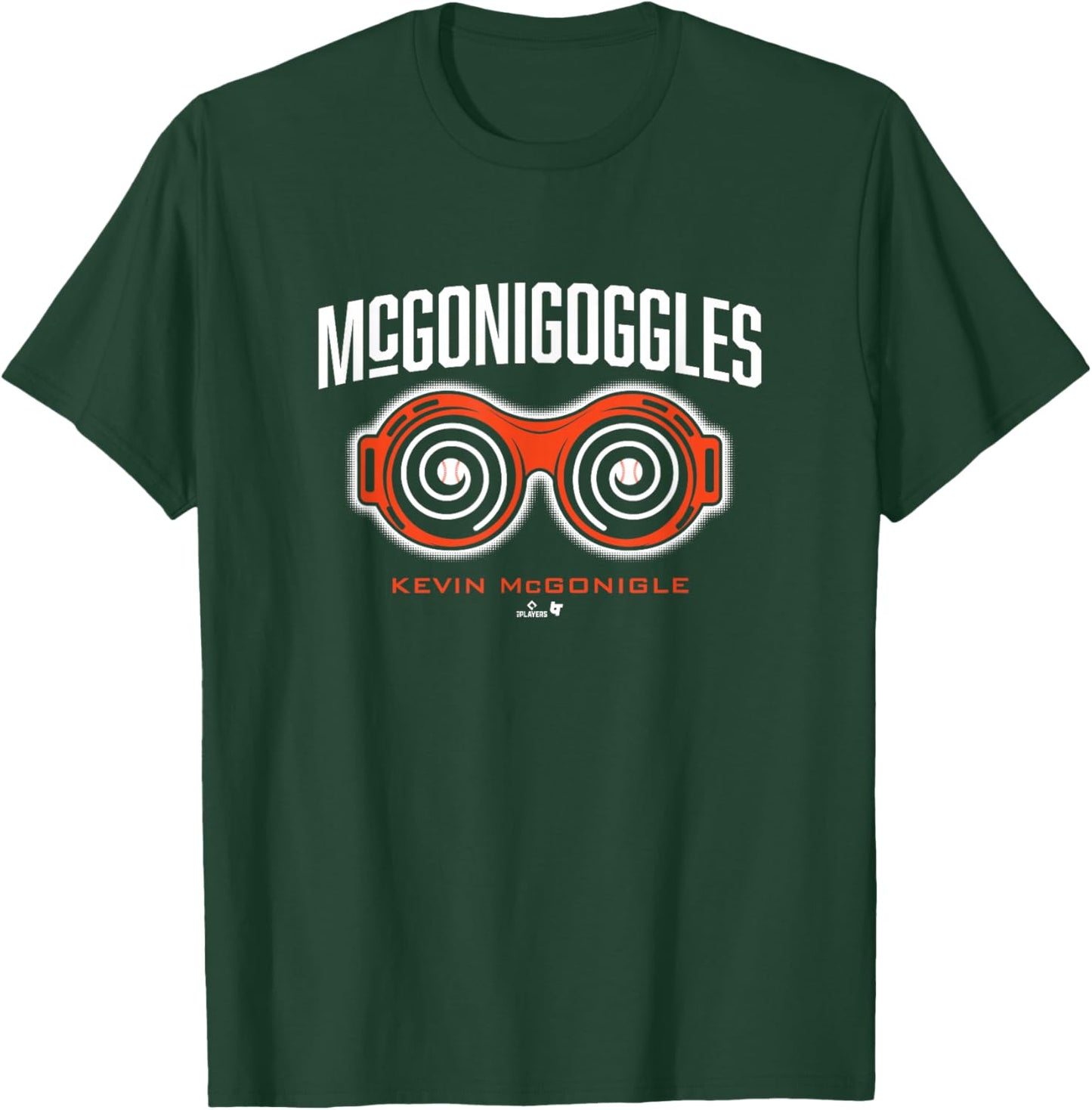 Kevin McGonigle - McGonigoggles - Detroit Baseball T-Shirt - T-Shirt | Forest