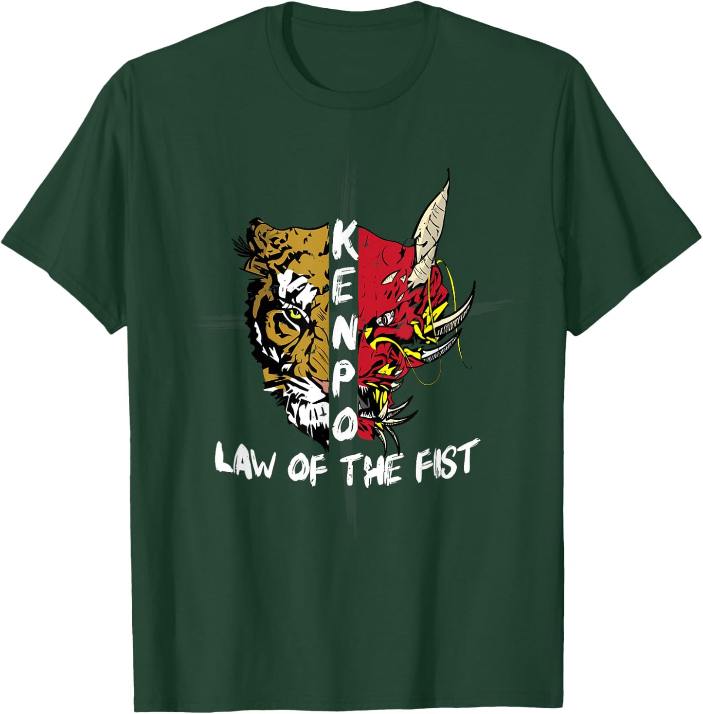 Kenpo Karate Law of the Fist Martial Arts T-Shirt - T-Shirt | Forest