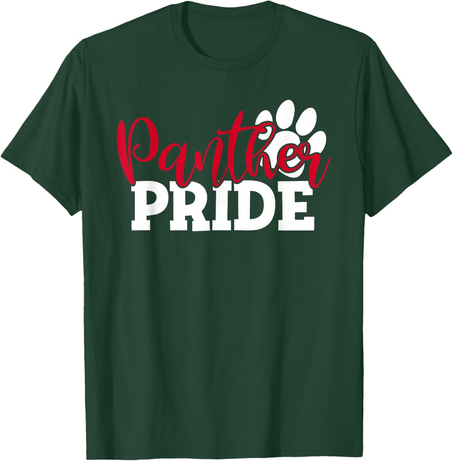 Vintage Panthers School Sports Name Spirit Back To School T-Shirt - T-Shirt | Forest