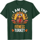 Thanksgiving I'm The Fitness Turkey Funny Matching T-Shirt - T-Shirt | Forest