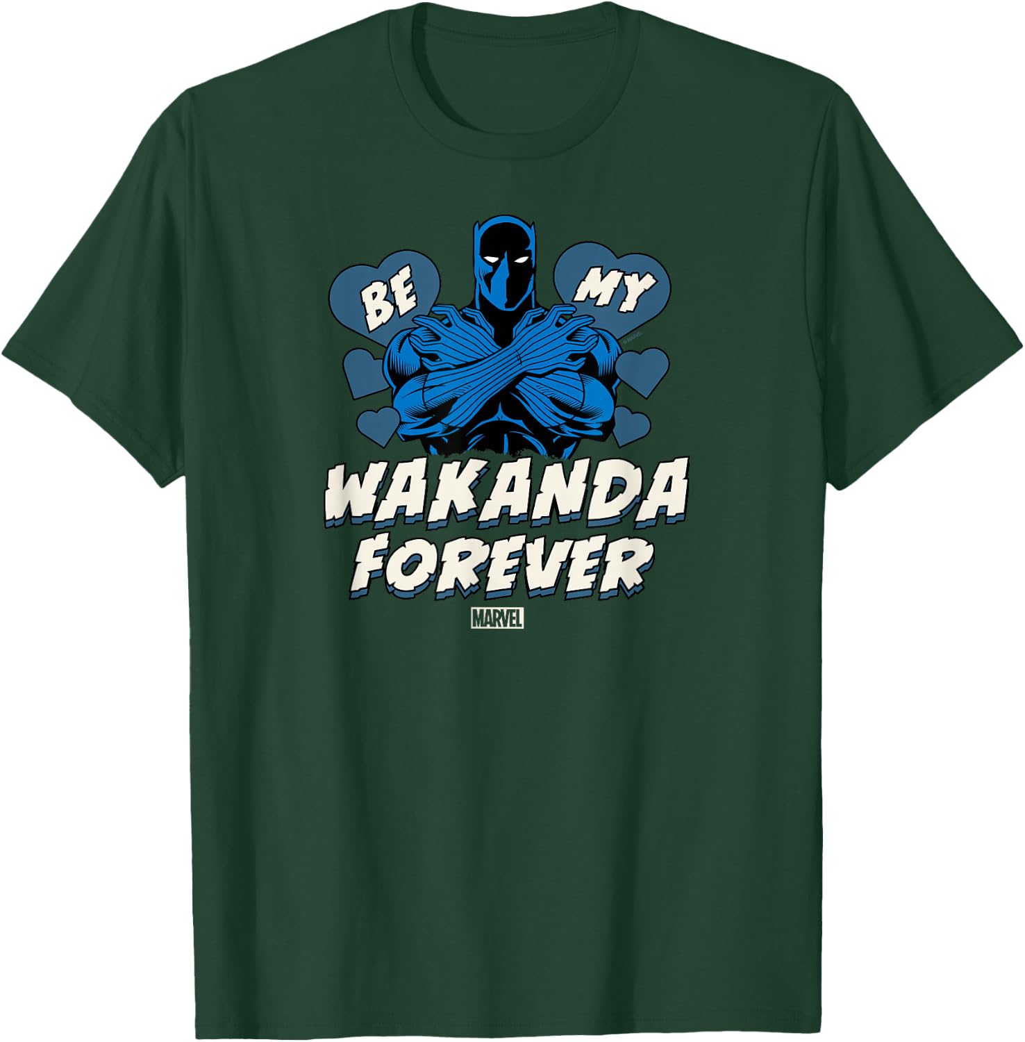 Black Panther - Be My Wakanda Forever Valentines Day T-Shirt - T-Shirt | Forest