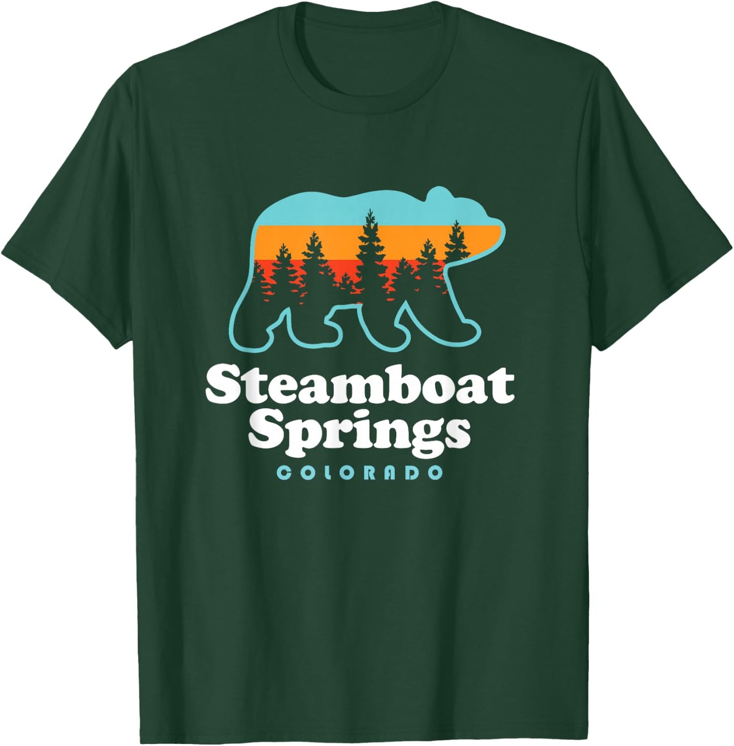 Steamboat Springs Colorado Bear T-Shirt - T-Shirt | Forest