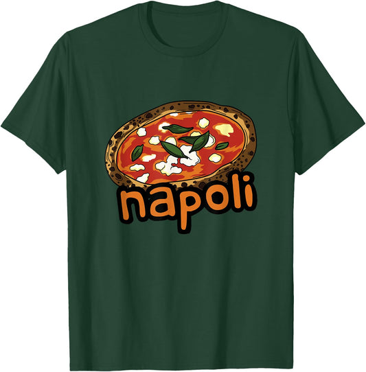 Napoli Pizza T Shirt Naples Italy Pizza Maker Jersey T-Shirt - T-Shirt | Forest