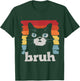 Bruh Cat Meme Funny Cat T-Shirt - T-Shirt | Forest