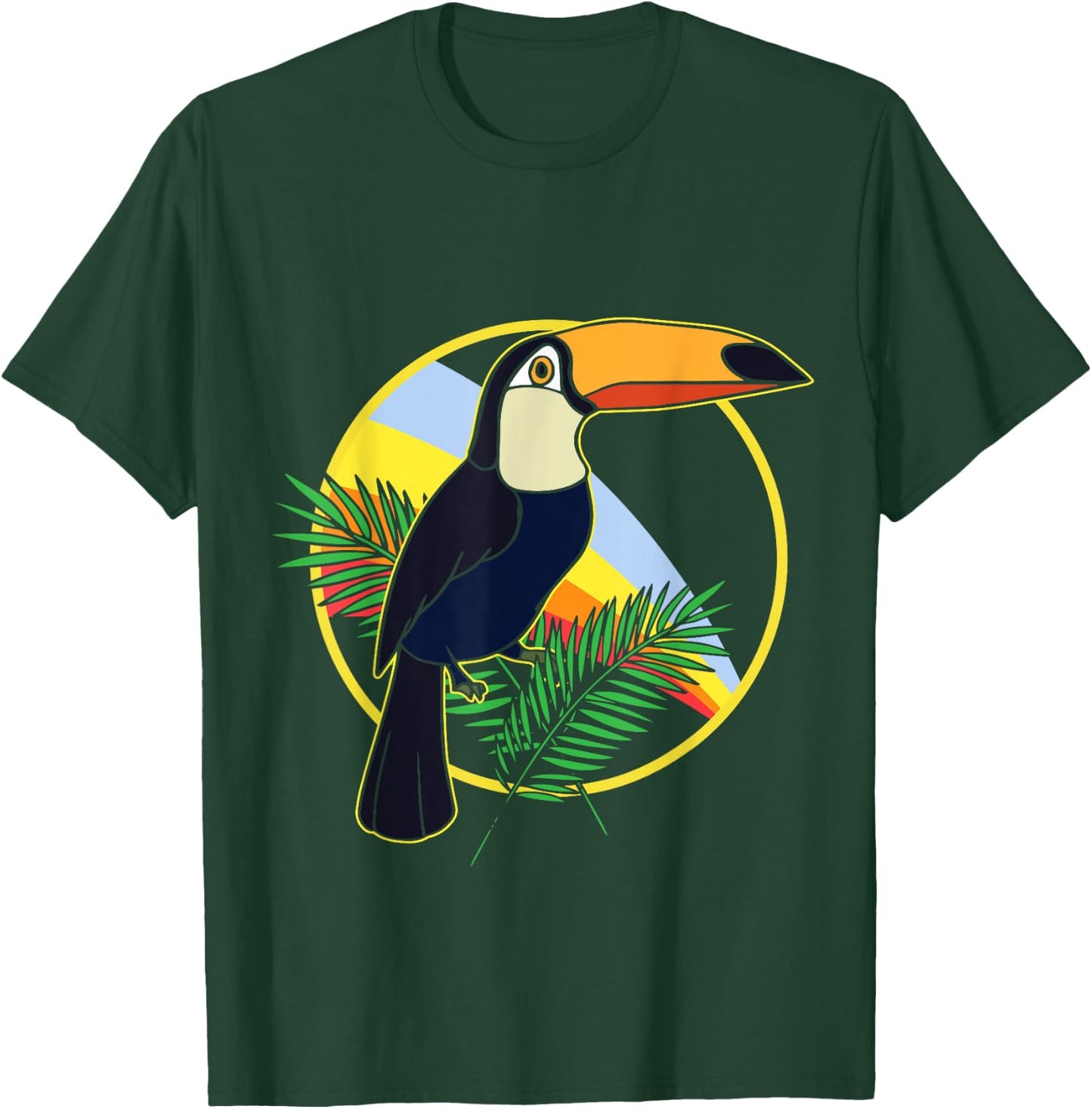 Summer Gift Tropic Toucan T-Shirt - T-Shirt | Forest