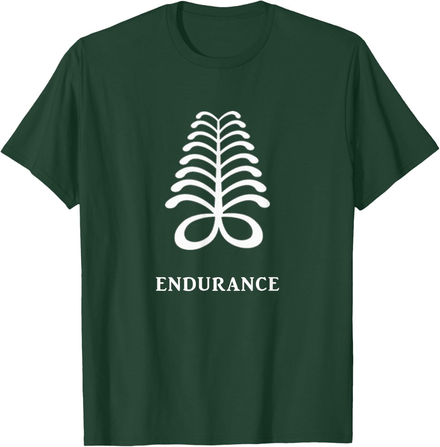 West African Adinkra Symbol - Endurance T-Shirt - T-Shirt | Forest